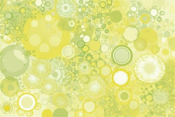 Poster - colorful abstract background with overlapping circles Generative AI