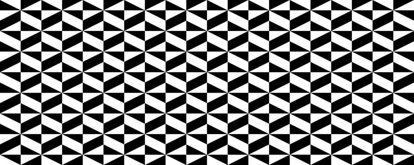Poster - Seamless geometric diamond pattern. Black and white ethnic rhombus background. Decorative ornament background. Modern textile fabric design template swatch. Contemporary vector print wallpaper