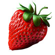 canvas print picture - strawberry isolated on white background. 