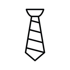 Sticker - Necktie vector icon