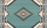 Fototapeta Fototapeta Londyn - Navajo  Native America South Western ethnic decor style.  tribal vector seamless pattern. Indian ornament Boho geometric ornament.folk.orientel. Window.tukey Mexican .blanket, rug. Woven carpet.