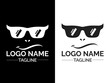 Sunglass shop logo design. Sunglass logo. funny logo. Glass icon. Fashion design. Premium. Simple. Business