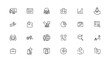 © RI Rafiq - Growth and success line icons collection. Big UI icon set in a flat design. Thin outline icons pack.