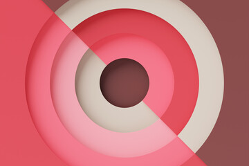 Poster - Background in paper style. Abstract colorful background.3D illustration