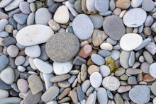 Sea Pebbles As A Background