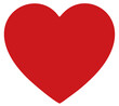 © Neo - Heart, Love, Romance or valentine's day red heart vector illustration for apps and websites