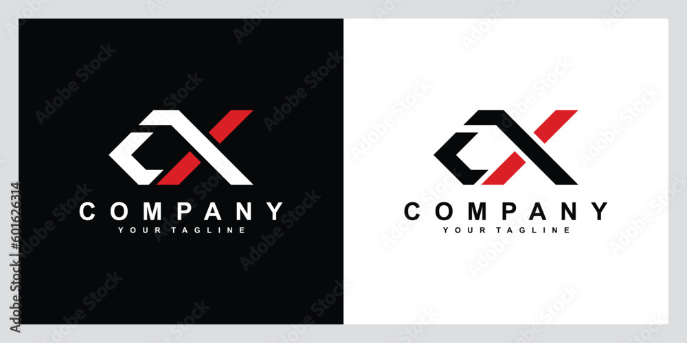 CX Letter Initial Logo Design Vector Template Stock Vector | Adobe Stock