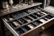 jewelry drawer organizer -Generative AI