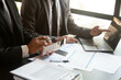 © weerachai - Team business man using a laptop in a meeting for discus documents and ideas.concept