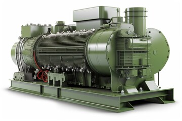 Aufkleber - power generator isolated on white background. Generated by AI