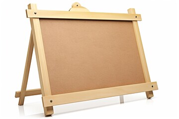 Poster - signboard isolated on white background. Generated by AI