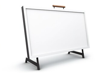 Poster - signboard isolated on white background. Generated by AI
