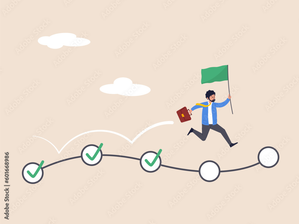 Planning or productivity concept. Project management, task tracking or ...