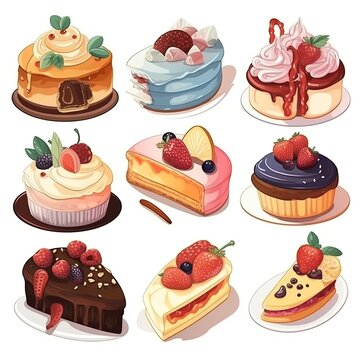 Indulge in a variety of sweet flavors with our delicious cakes and cupcakes . From classic vanilla and chocolate to unique flavor combos, we've got something for everyone! AI Generative