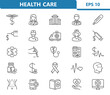 © 13ree_design - Healthcare Icons. Health Care, Hospital, Medical Vector Icon Set