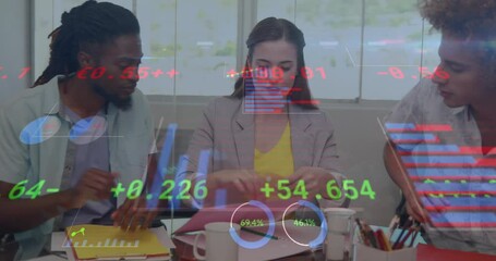 Poster - Animation of data processing over diverse students