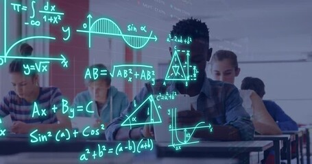 Poster - Animation of equations and data processing over diverse students