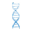 DNA with biology and chemical concept, 3d rendering.