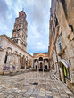 Square in Diocletian's Palace in Split, Croatia