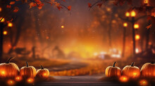 ハロウィン、秋、壁紙、背景| Halloween, Autumn, Wallpaper, Background,Generative AI