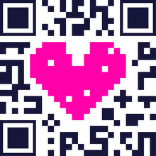 Pixelated Barcode Logo Design. Enjoy!