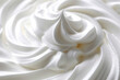 Whipped cream texture. Generative AI.