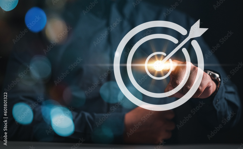 goal, strategy, success, target, aim, futuristic, marketing, choose ...