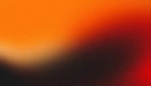 Orange Black Colors Gradient Background, Grainy Texture Effect, Web Banner Design