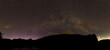 A Panoramic View of the milky way over Blea Tarn in the English Lake District.