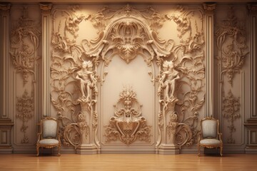 Wall Mural - classic and vintage luxury wall backdrop