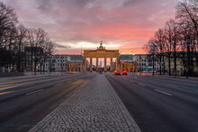 The Brandenburg Gate Is An 18th-century Neoclassical Monument In Berlin, And One Of The Best-known Landmarks Of Germany.