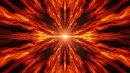 Sticker - Burning fire Energy Background