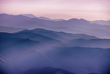 Wall Mural - Abstract mountain background