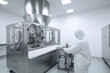 © onlyyouqj - Pharmaceutical Factory Production Line. AI technology generated image