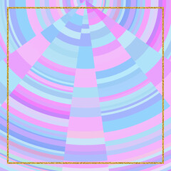 Aufkleber - Trendy pastel marble background with golden frame. Liquid stone design pattern.