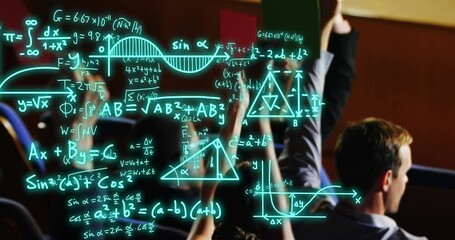 Poster - Animation of equations and data processing over diverse students
