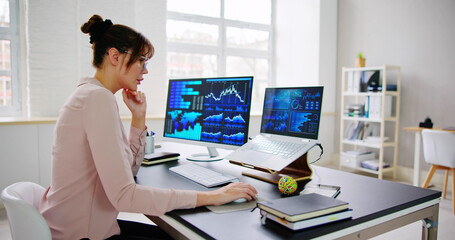 Poster - Financial Business Analytics Data Dashboard