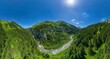 Eindrucksvolle Natur in der Lech-Schlucht in den österreichischen Alpen