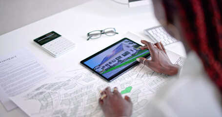 Poster - Cadastre Map Plan