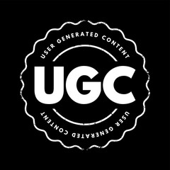 Poster - ugc user generated content - specific content created by customers and published on social media or 