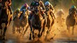 horse racing, horse riding, generative ai