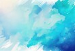 © Michael - Stunning Skyblue Gradient Watercolor: An Abstract Background, generative AI
