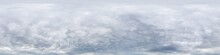 Dramatic Overcast Sky Panorama With Dark Gloomy Rainy Clouds. HDR 360 Seamless Spherical Panorama. Sky Dome In 3D, Sky Replacement For Aerial Drone Panoramas. Climate And Weather Change Concept