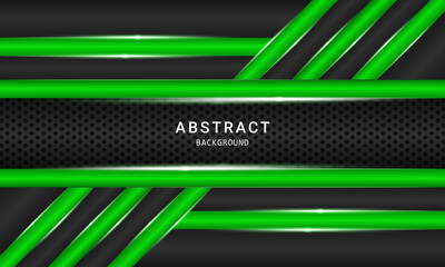 Dark Green abstract modern background for social media design vector