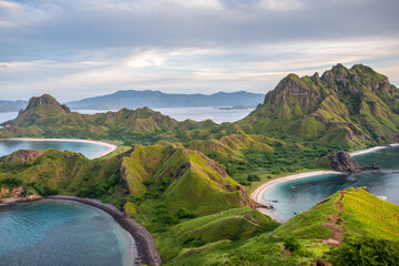 Wall Mural - views of padar island in komodo national park, indonesia