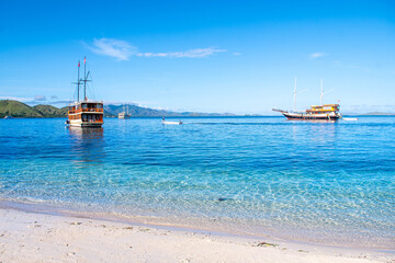 Wall Mural - views of kelor island on komodo national park, indonesia