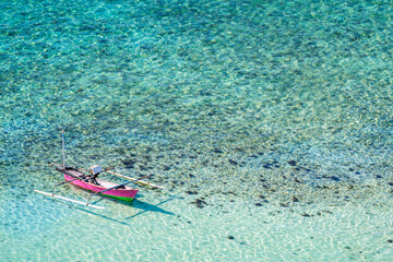 Wall Mural - fishing boats at komodo national park, indonesia