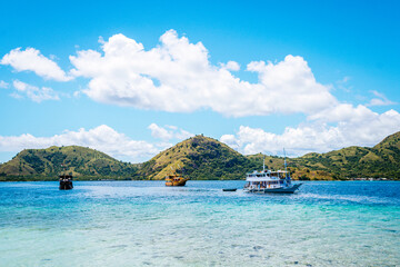 Wall Mural - views of kelor island on komodo national park, indonesia