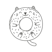 Frosted Sprinkled Donut Art Print Free Stock Photo - Public Domain Pictures
