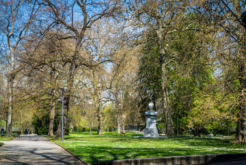 Wall Mural - Platzspitz park, located next to the Swiss National Museum, Zurich, Switzerland